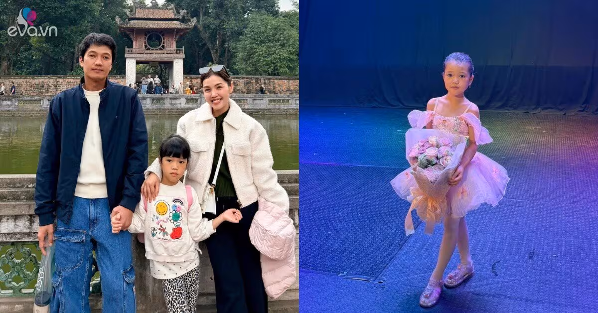 Con gái Quang Tuấn gây sốt với tài năng múa ba lê và nhan sắc “tỉ lệ vàng”