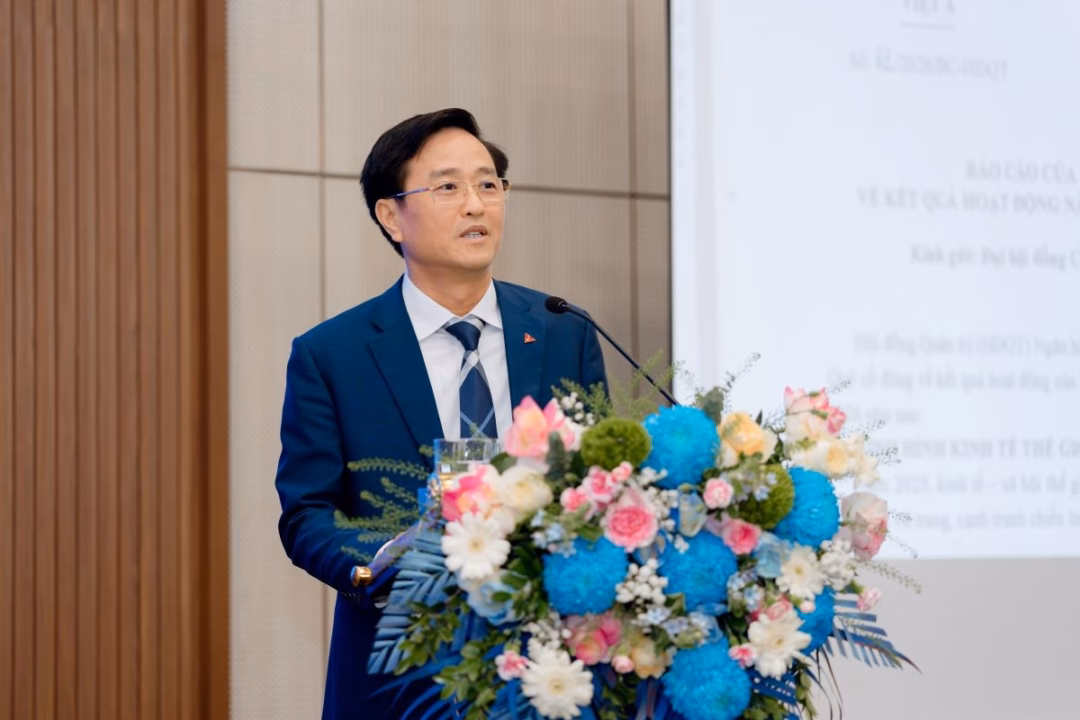 &Ocirc;ng Nguyễn Văn Trọng - Tổng Gi&aacute;m đốc VietABank ph&aacute;t biểu về chiến lược 2026