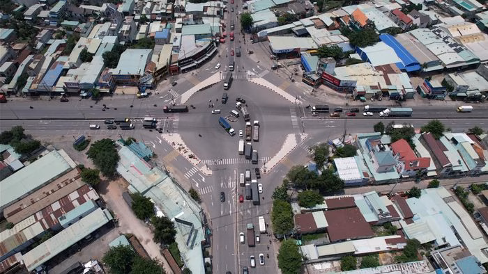 Hạ tầng giao th&ocirc;ng khu vực đường B&ugrave;i Văn H&ograve;a Đồng Nai