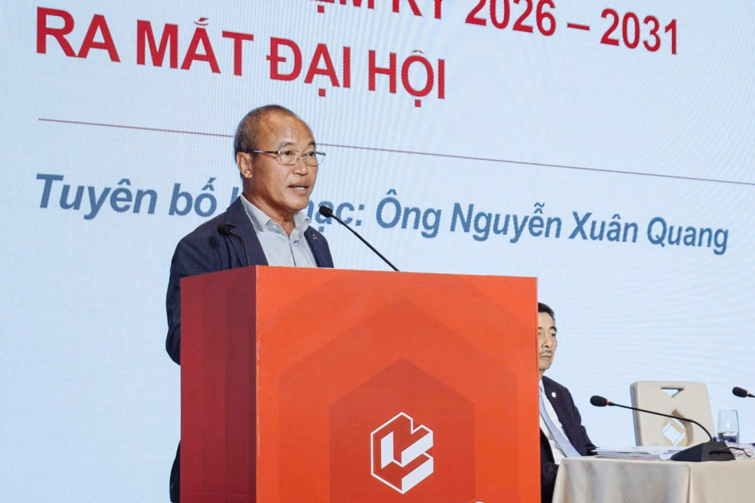 Chủ tịch Nam Long chia sẻ về chiến lược ph&aacute;t triển tại đại hội cổ đ&ocirc;ng