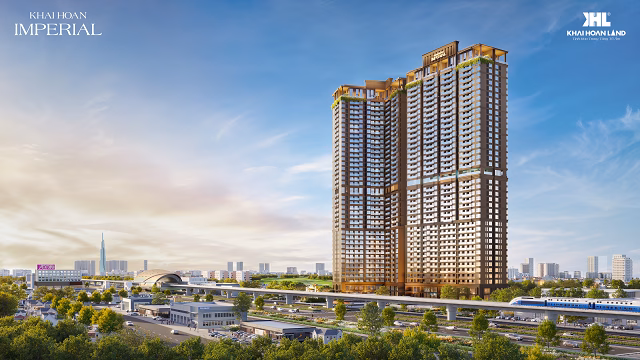 Khải Ho&agrave;n Imperial tr&ecirc;n trục đường Quốc lộ 13