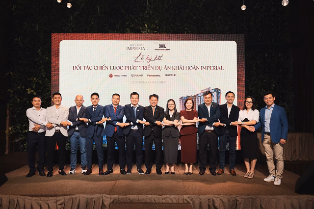 Khải Ho&agrave;n Land k&yacute; kết với c&aacute;c đối t&aacute;c chiến lược tại sự kiện