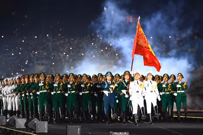 Âm vang Tổ quốc: Đại cảnh nghệ thuật triệu cảm xúc tại Mỹ Đình