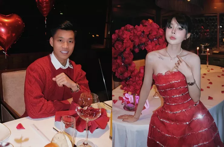 Gu thời trang sang trọng của Vũ Văn Thanh v&agrave; B&iacute;ch Hạnh với t&uacute;i Dior v&agrave; sơ mi tối giản