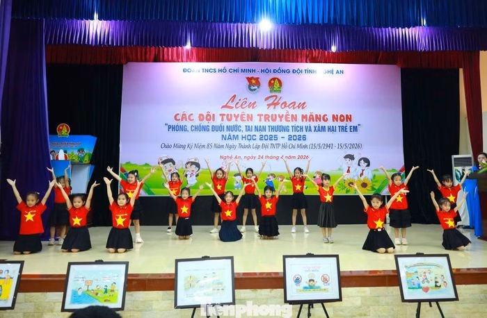 Cấu tr&uacute;c phần thi Tuy&ecirc;n truyền măng non