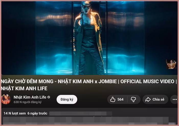 Cảnh quay trong MV Ng&agrave;y chờ đ&ecirc;m mong của Nhật Kim Anh