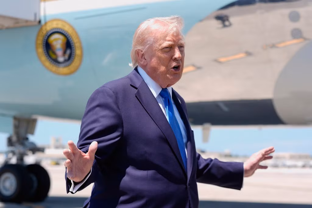 Tổng thống Mỹ Donald Trump ph&aacute;t biểu về điều kiện đ&agrave;m ph&aacute;n với Iran