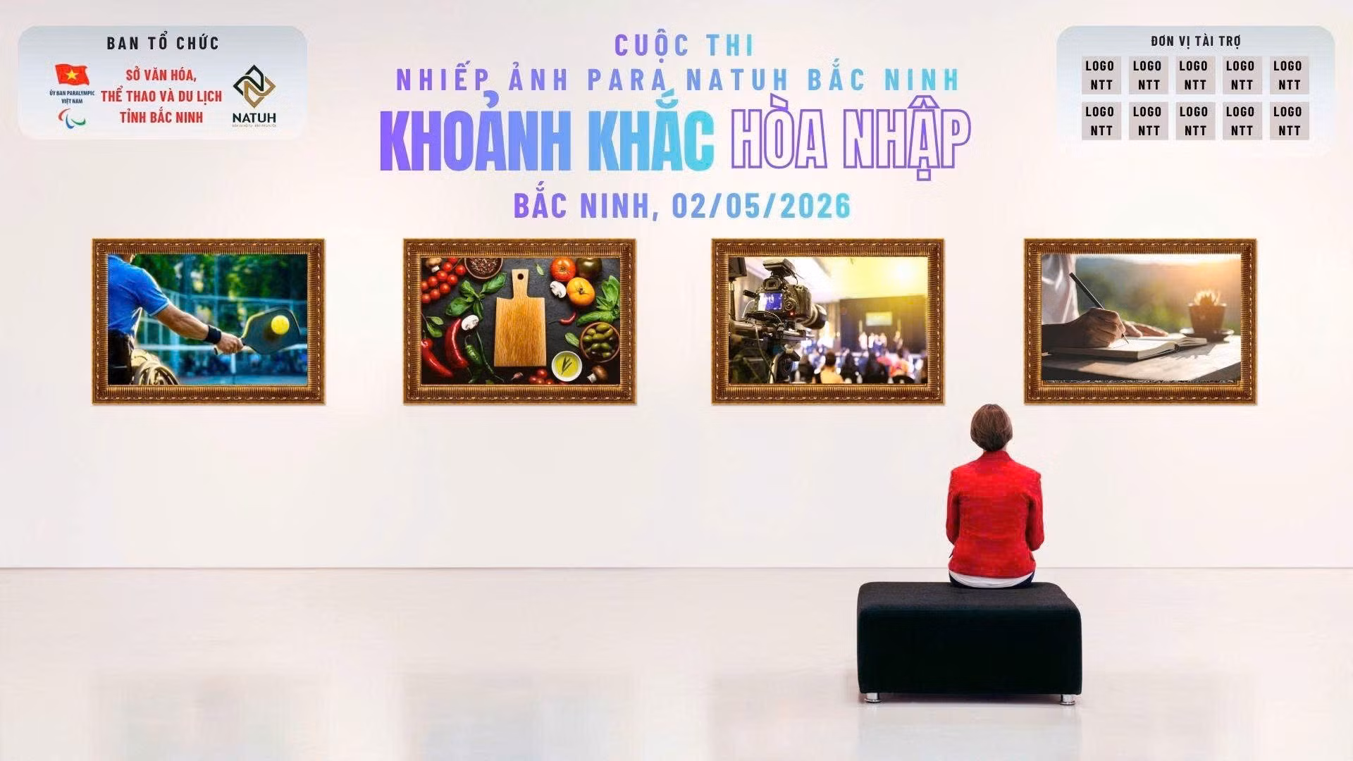 Khoảnh khắc x&uacute;c động của c&aacute;c VĐV tại giải Para Natuh Pickleball 2026