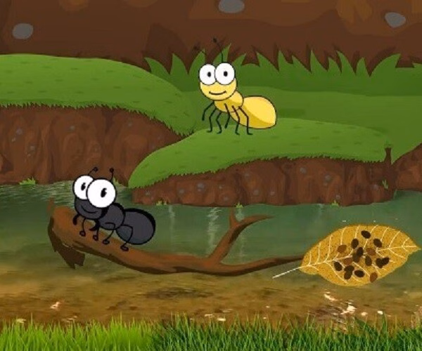 C&acirc;u chuyện hai ch&uacute; kiến nhỏ dũng cảm v&agrave; th&ocirc;ng minh