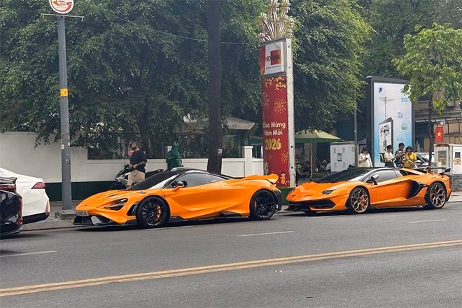 D&agrave;n si&ecirc;u xe McLaren, Ferrari v&agrave; Lamborghini xuất hiện tại TPHCM