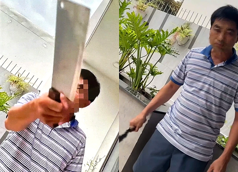 TP.HCM: Cầm dao đe dọa thợ sửa khóa vì bị vợ thuê mở cửa phòng