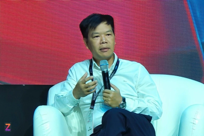 Ông Nguyễn Hữu Tuấn, Giám đốc Trung tâm Phát triển thương mại điện tử và Công nghệ số, Bộ Công Thương. Ảnh: Thảo Liên.