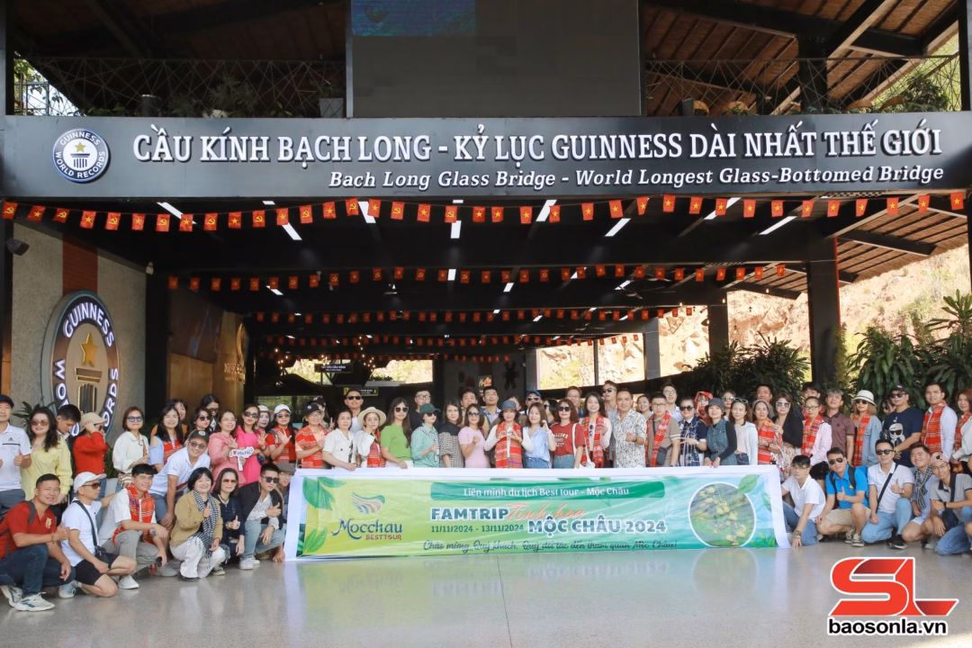Mộc Châu ra mắt Liên minh Du lịch Best Tour Liên minh Best Tour Mộc Châu tổ chức đoàn Famtrip khảo sát tại Khu du lịch Mộc Châu Island.