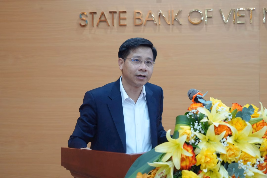 Ông Nguyễn Đức Long, Cục trưởng Cục An toàn hệ thống các tổ chức tín dụng, Ngân hàng Nhà nước Việt Nam phát biểu