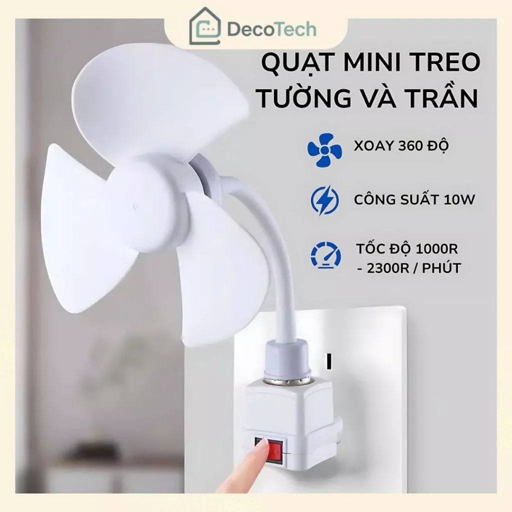 Làm thế nào để chọn quạt mini treo tường phù hợp cho nhà vệ sinh và bếp nhỏ của bạn?