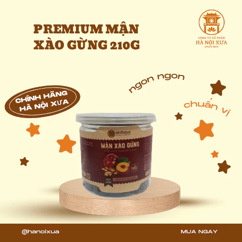 Ô Mai Mận Xào Gừng Hà Nội Xưa: Mẹo Chọn Và Sử Dụng Để Không Bị Hỏng Chất Lượng