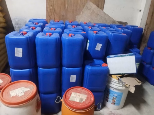 Cảnh sát Kinh tế Cà Mau phát hiện hơn 11 tấn hóa chất công nghiệp không rõ nguồn gốc