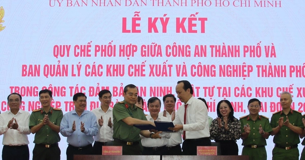 Tăng cường An Ninh tại Khu Chế Xuất: Công an TPHCM và HEPZA Ký Kết Quy Chế Phối Hợp