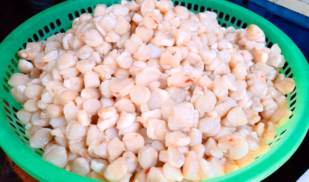 Đanh hà quăn nướng Đanh hà quăn nướng than hồng