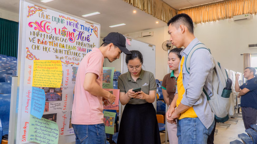 Chủ đề nghiên cứu, sáng kiến tại SCNC đa dạng, không bó buộc trong khuôn khổ bảo tồn truyền thống. Nguồn WildAct