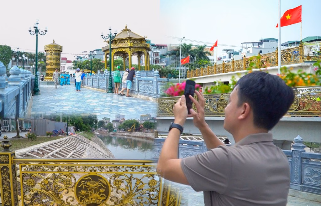 Người dân ấn tượng với công năng và kiến trúc đập dâng Tô Lịch