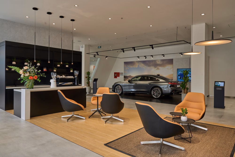 Showroom Progressive Audi tại TP.HCM &ndash; kh&ocirc;ng gian trải nghiệm c&aacute; nh&acirc;n ho&aacute;