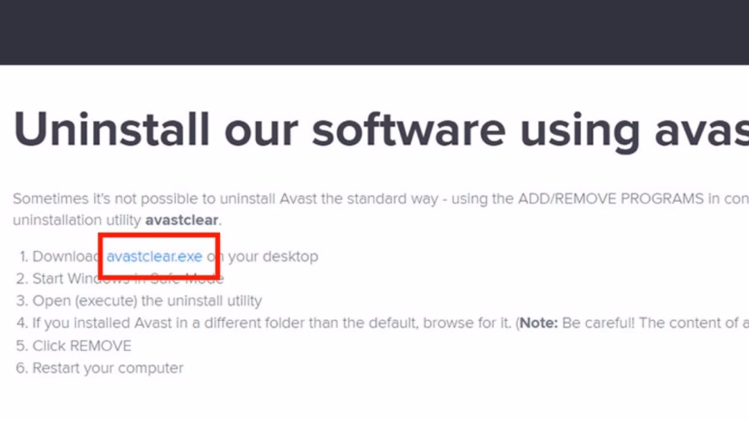 Cách xóa Avast Free Antivirus徹底 đối với người dùng máy tính Bước 2: Khởi chạy công cụ hỗ trợ trong Chế độ an toàn (Safe Mode) để đảm bảo việc gỡ bỏ đạt hiệu quả tối ưu.