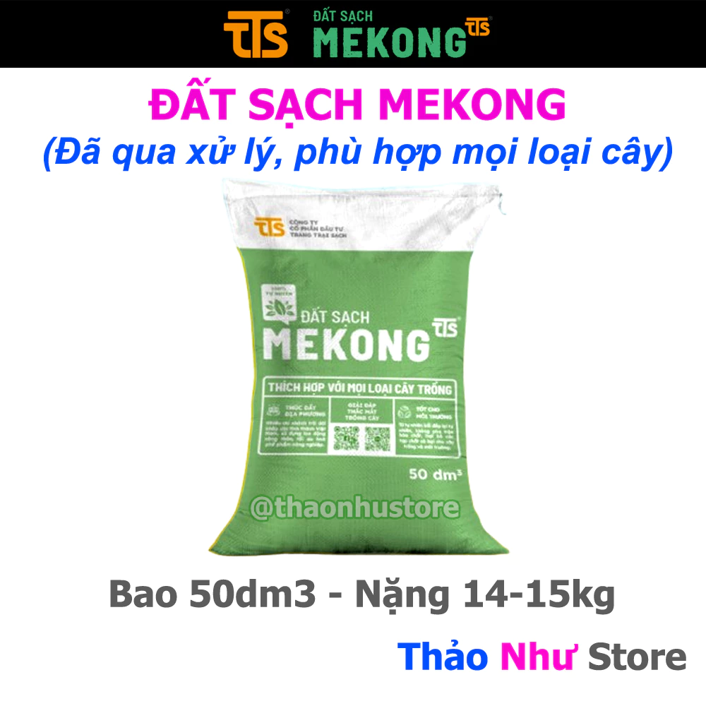 Bao 50dm3 Đất Sạch MeKong TTS Có Thực Sự Tốt Cho Vườn Nhà Bạn?