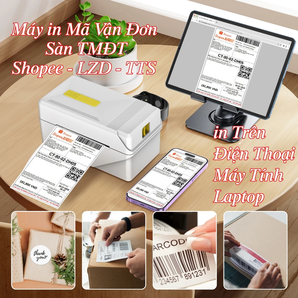 “Máy In Mã Vận Đơn Bằng Điện Thoại:  Lỡ In Sai Tem Vạch Phải Làm Sao?”