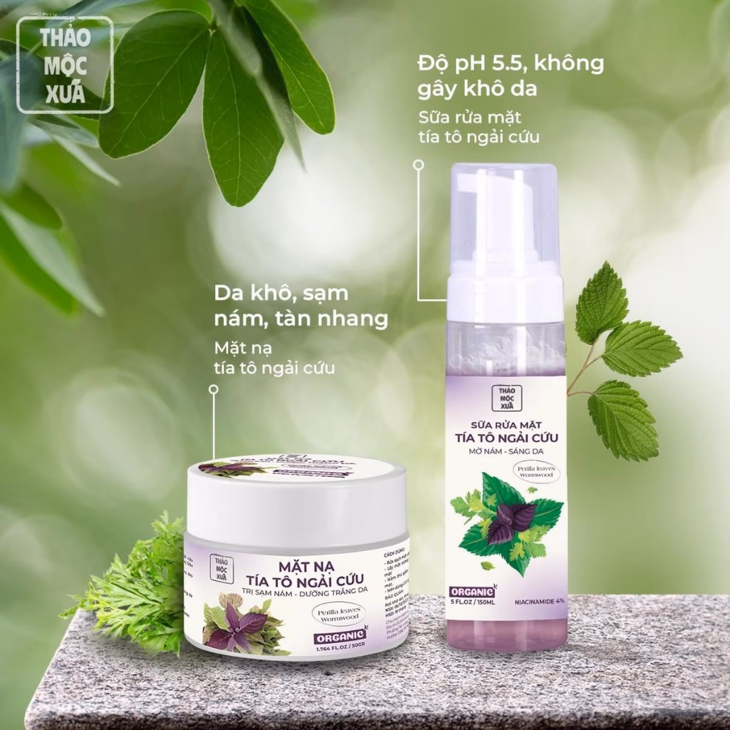 Tôi đã thử mặt nạ tía tô và ngải cứu, liệu có thực sự giảm thâm nám và mụn không?