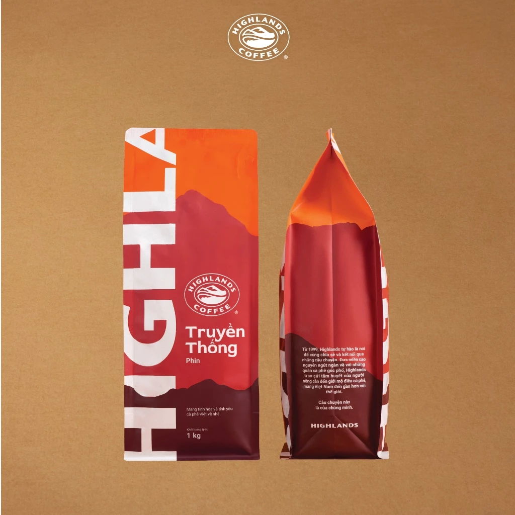 Làm sao để pha cà phê bột Truyền Thống Highlands Coffee 1Kg ngon không đắng?