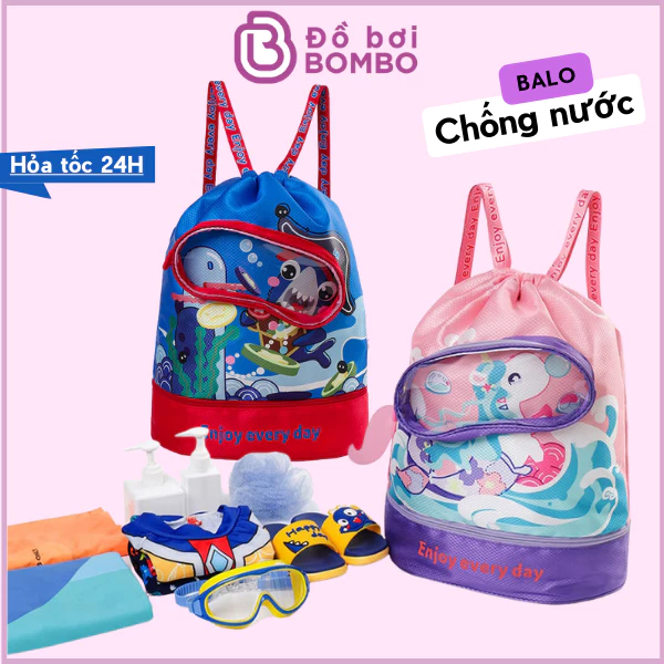 Làm thế nào để chọn túi đựng đồ bơi phù hợp cho bé mà không bị thấm nước khi đi biển?