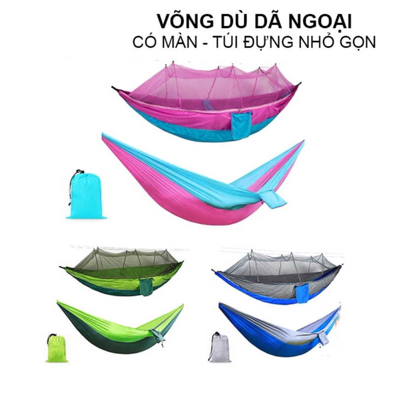 Võng dù dã ngoại – Mẹo chọn sai làm bạn ‘đứt gánh’ chuyến đi