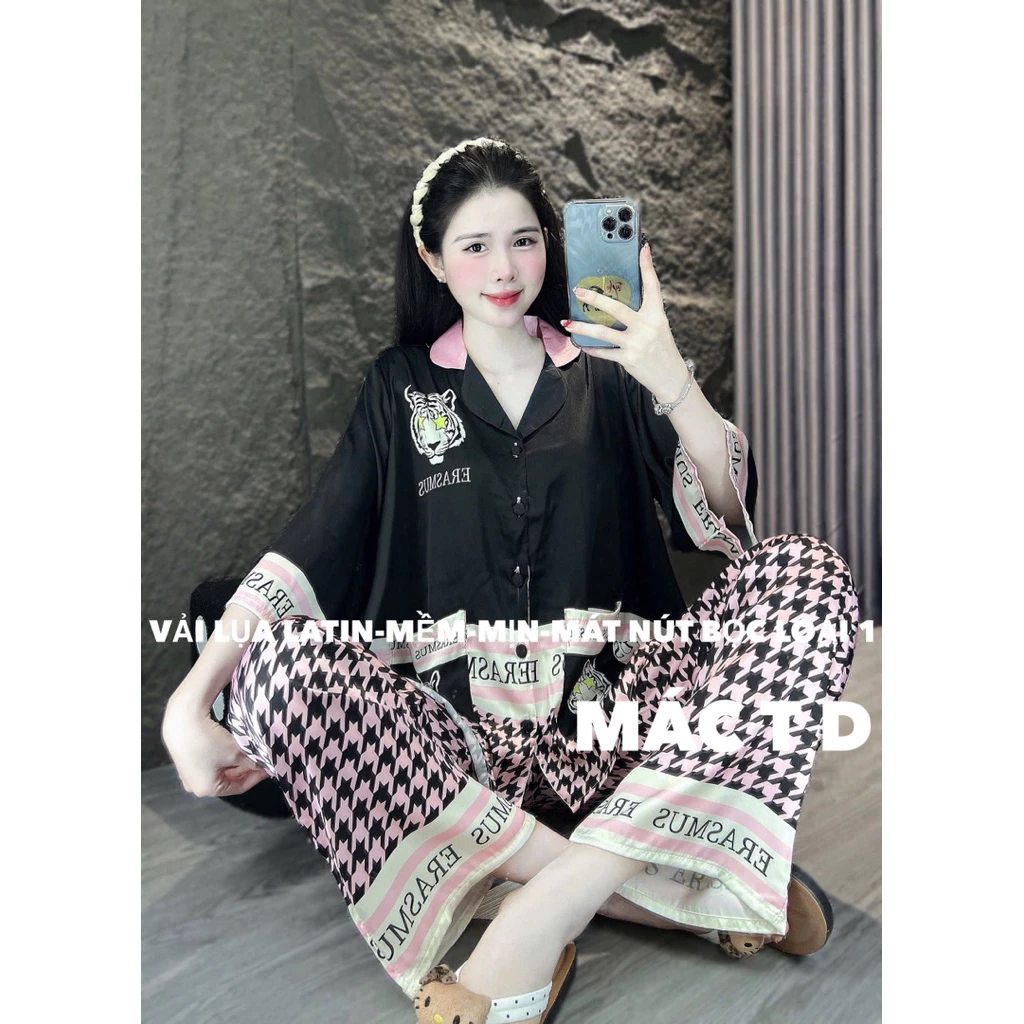 Làm thế nào để mặc áo kiểu 2 túi quần dài tay lỡ vải Latin cho nữ mà không bị lỗi mốt?