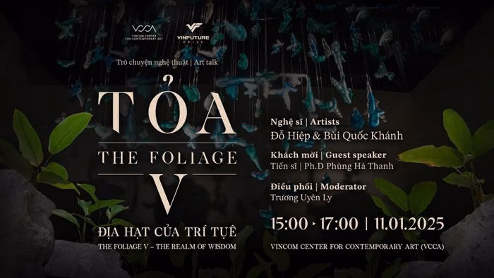 Khám phá ‘Tỏa V: địa hạt của trí tuệ’ qua trò chuyện nghệ thuật