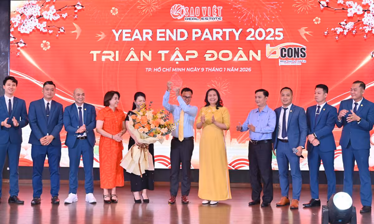 Sao Việt chạm mốc 1.917 giao dịch, doanh thu tăng 3 lần trong 2025 – Bước ngoặt cho thị trường căn hộ thực tế