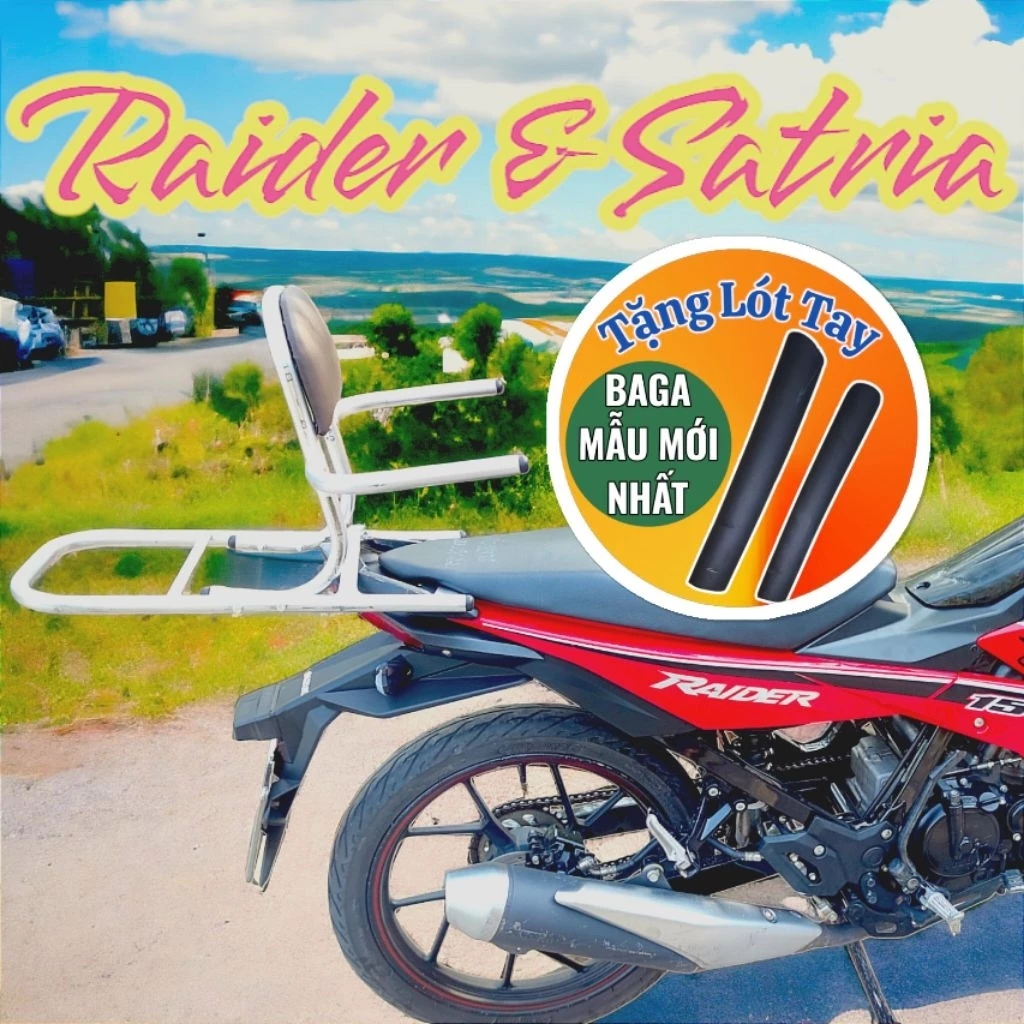 Làm thế nào để chọn baga phượt cho xe Raider hoặc Satria phù hợp mà vẫn đảm bảo an toàn khi đi đường dài?