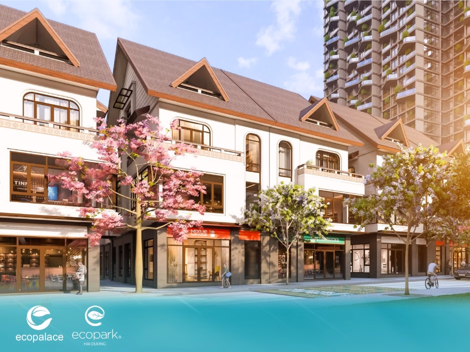 Ecopalace Đắk Lắk mở bán 45 căn shophouse với nhiều ưu đãi đặc biệt Thiết kế hai mặt thoáng, phân tầng hợp lý , linh hoạt kinh doanh hoặc cho thuê đa ngành.
