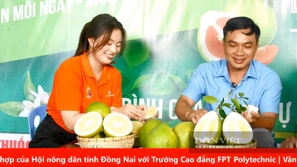 Nông nghiệp số lên ngôi ở Đồng Nai Buổi livestream bán bưởi do Hội Nông dân tỉnh Đồng Nai phối hợp tổ chức. Ảnh: Nguyên Vỹ