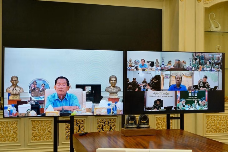 Ông Hun Sen lên tiếng bác bỏ thông tin từ truyền thông Thái Lan rằng ông đã rời Campuchia sang Trung Quốc - Ảnh: Facebook Samdech Hun Sen of Cambodia