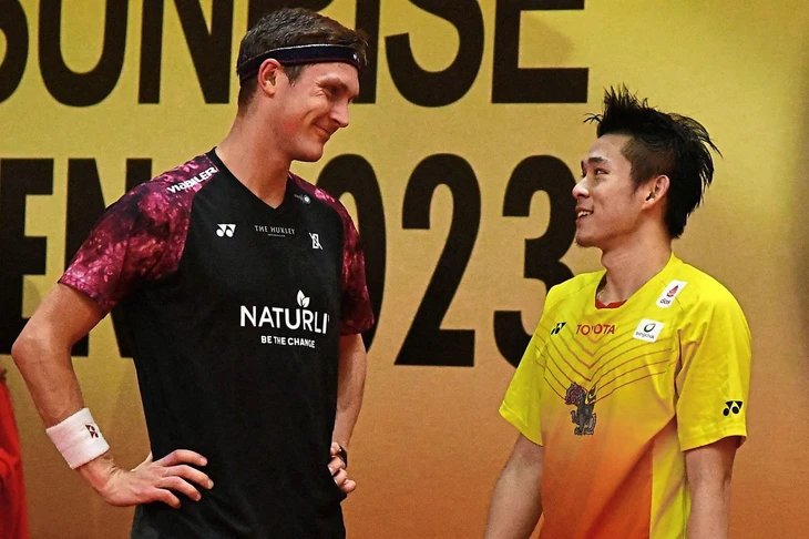 Kunlavut luôn thể hiện quyết tâm đánh bại Axelsen - Ảnh: STAR