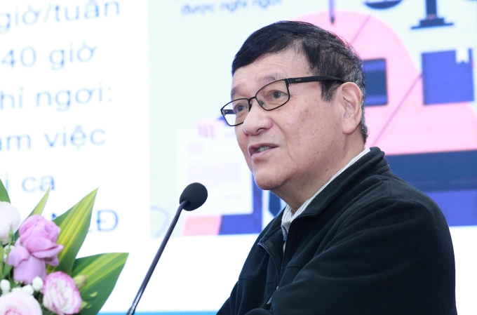 GS Lê Vân Trình – Kiến nghị giảm giờ làm việc GS Lê Vân Trình tại hội thảo Tổng liên đoàn Lao động