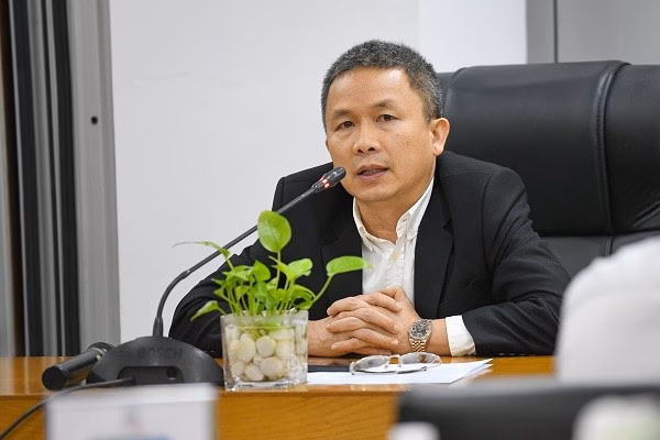 Ông Lê Như Phước An, Phó tổng giám đốc Trung Nam Group chia sẻ thông tin tại buổi gặp mặt. Ông Lê Như Phước An, Phó tổng giám đốc Trung Nam Group chia sẻ thông tin tại buổi gặp mặt.