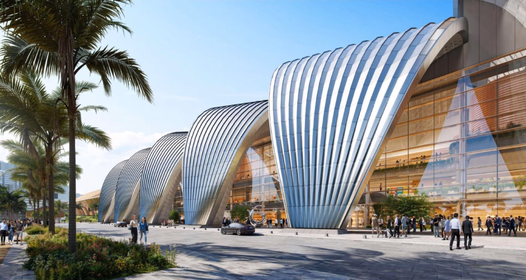 Trung t&acirc;m Hội nghị v&agrave; Triển l&atilde;m sở hữu kết cấu đặc biệt với vượt nhịp 81m kh&ocirc;ng cột