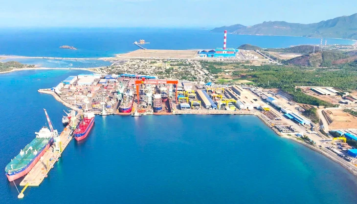 Khánh Hòa thành lập ban chỉ đạo giải phóng mặt bằng dự án trọng điểm Công ty TNHH đóng tàu HD Hyundai Việt Nam (HVS), một trong những dự án nổi bật tại Khu kinh tế Vân Phong (tỉnh Khánh Hòa) - Ảnh: HVS