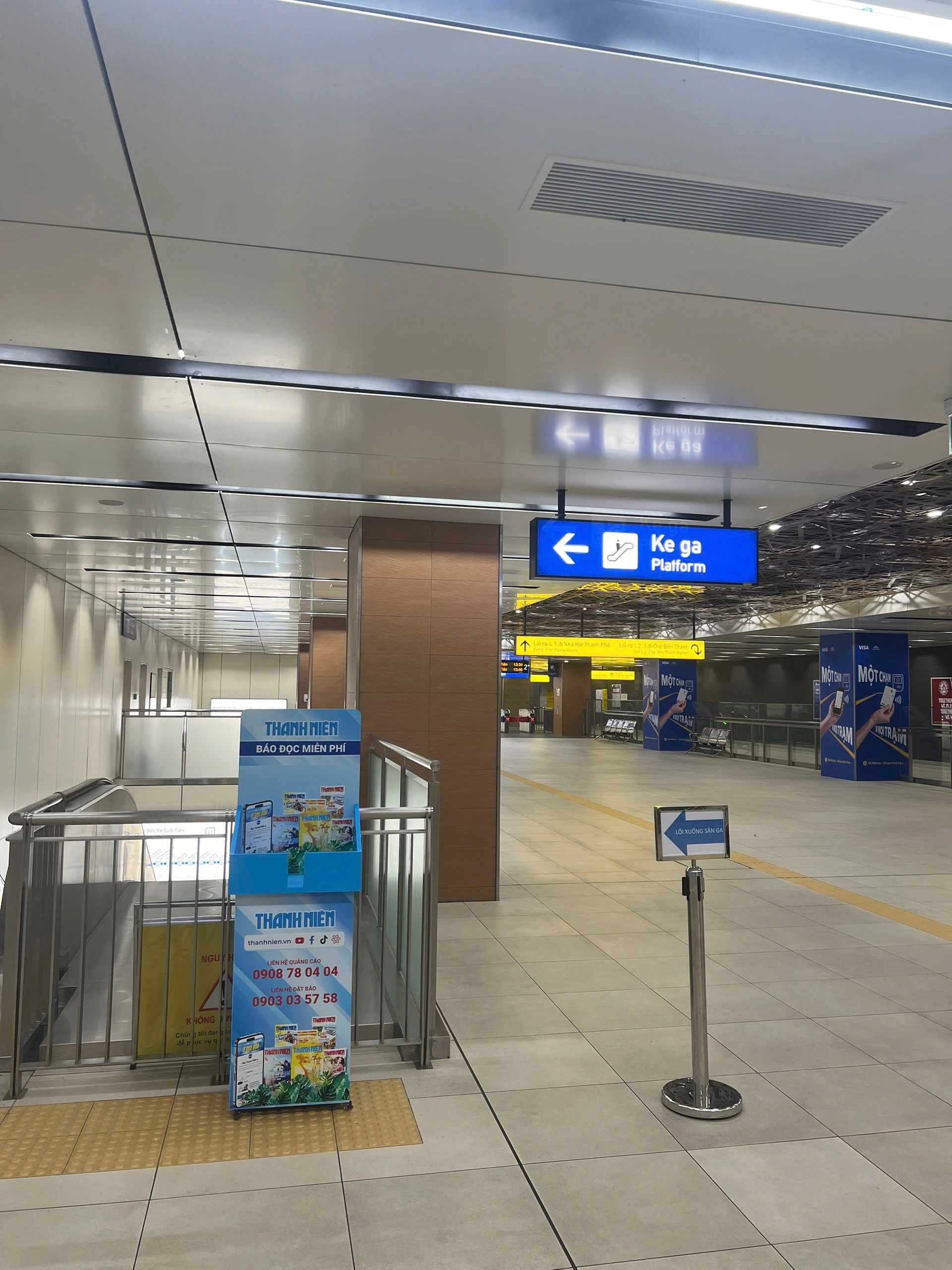 Hành khách sử dụng metro cần được đáp ứng nhu cầu mua sắm, trải nghiệm thuận tiện các sản phẩm như quà lưu niệm, sách báo ngay tại ga