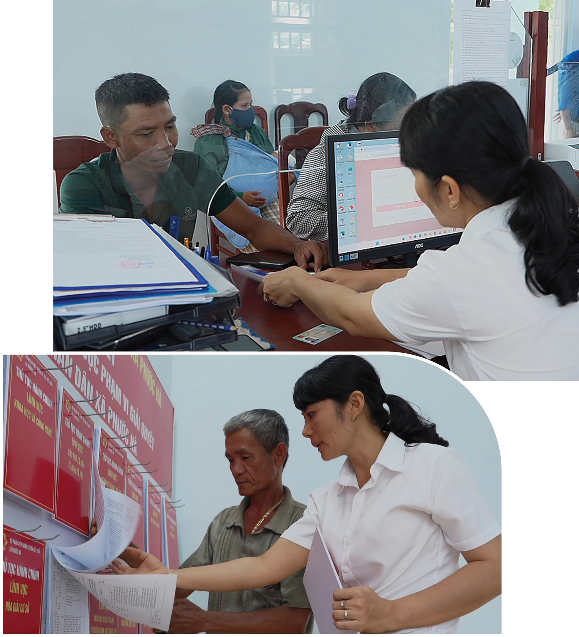 Cải cách hành chính xã Trung Khánh: Nâng cao hiệu quả, phục vụ tốt hơn dân