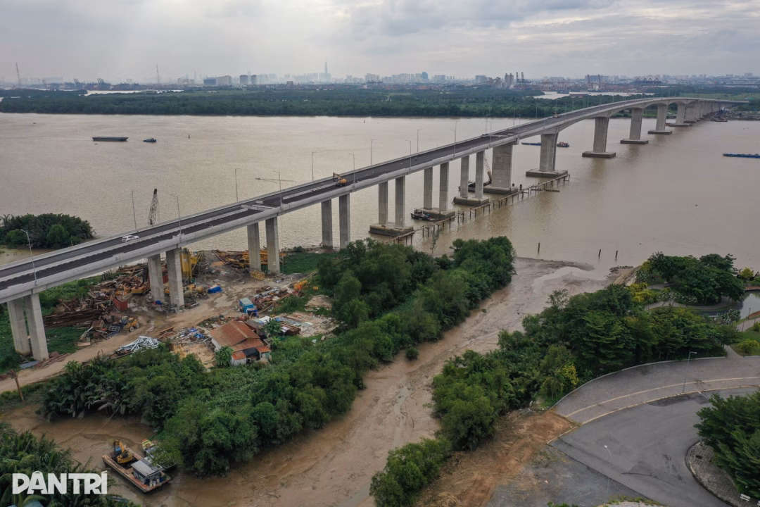 Cầu Nhơn Trạch gần hoàn thiện, dân Sài Gòn đi sân bay Long Thành tiện hơn Cầu Nhơn Trạch - mắt xích trọng yếu Vành đai 3 TPHCM sắp thông xe - 2