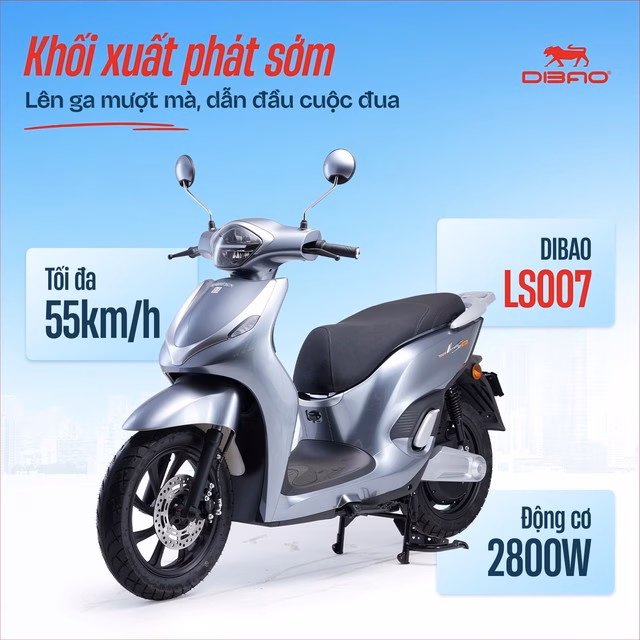 Đánh giá xe máy điện Dibao LS007 Form dáng SH - Ảnh 7.