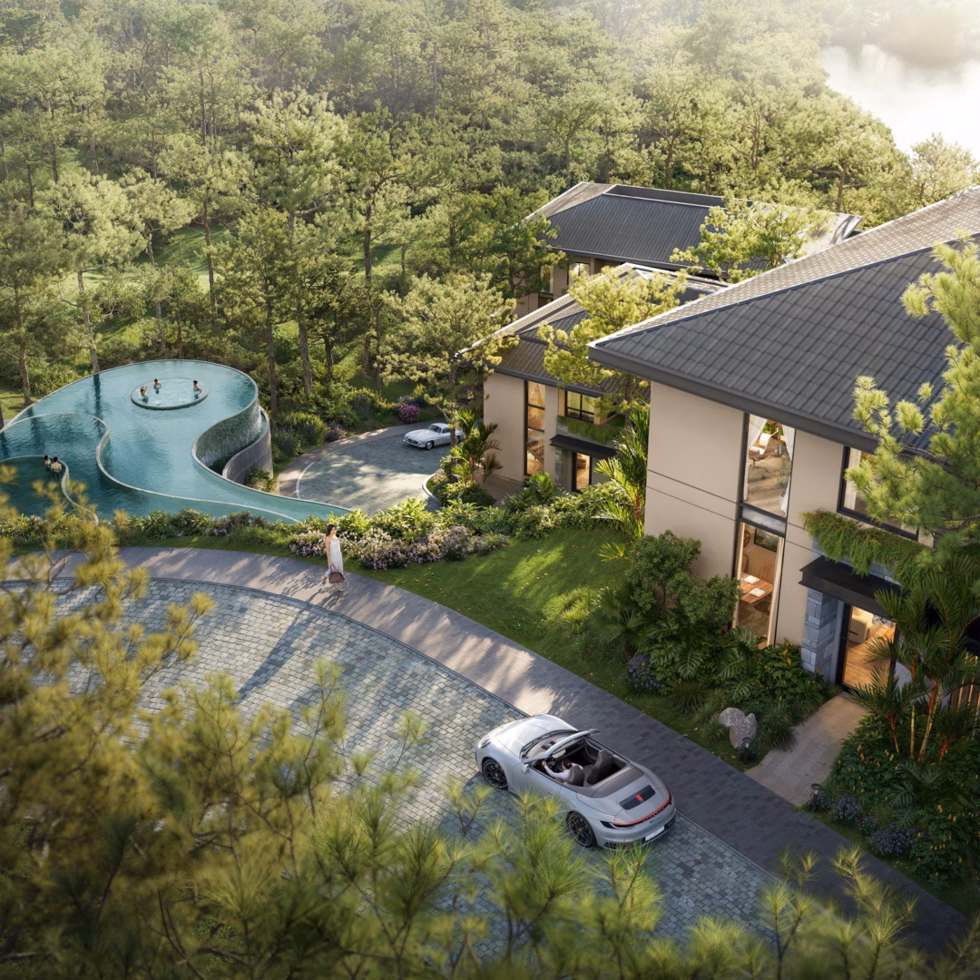 Địa h&igrave;nh tự nhi&ecirc;n tạo n&ecirc;n sự ri&ecirc;ng tư tuyệt đối tại Camellia Residences